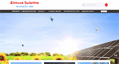 Desktop Screenshot of einnova-solarline.com